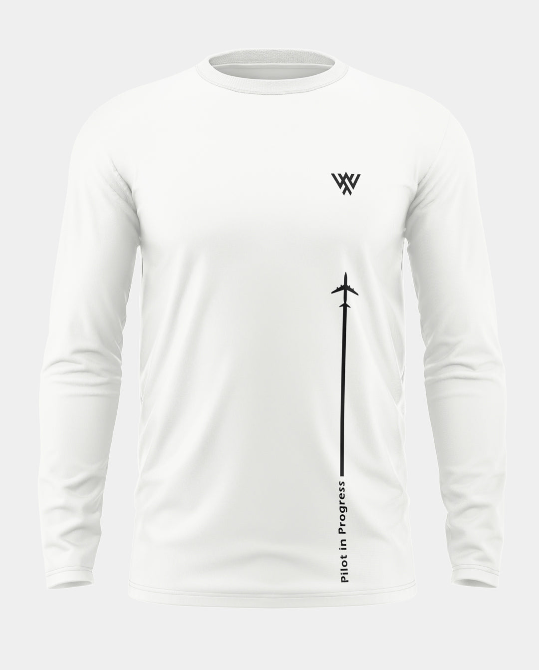 Pilot in Progress Soft Cotton Full Sleeve T-shirt