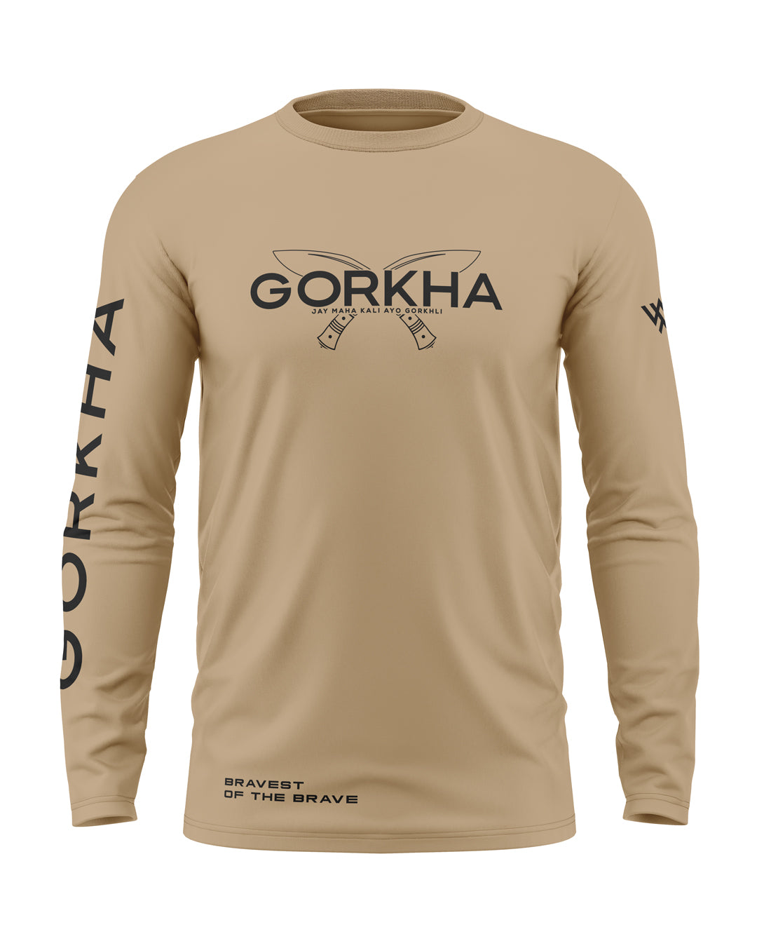 Gorkha Regt Cotton Full Sleeve T-shirt