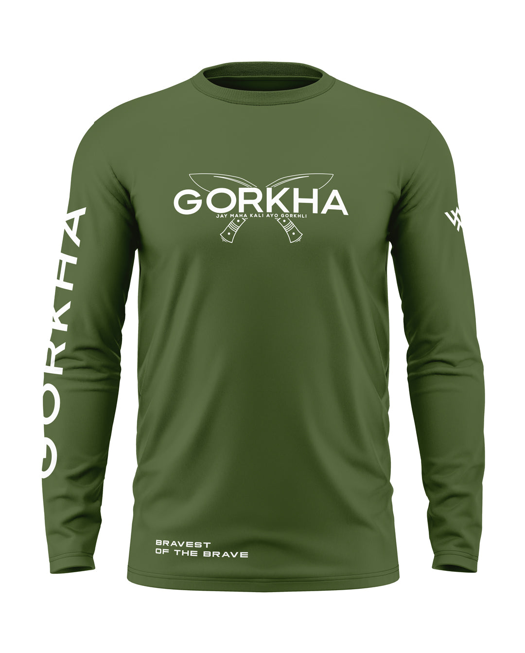 Gorkha Regt Cotton Full Sleeve T-shirt