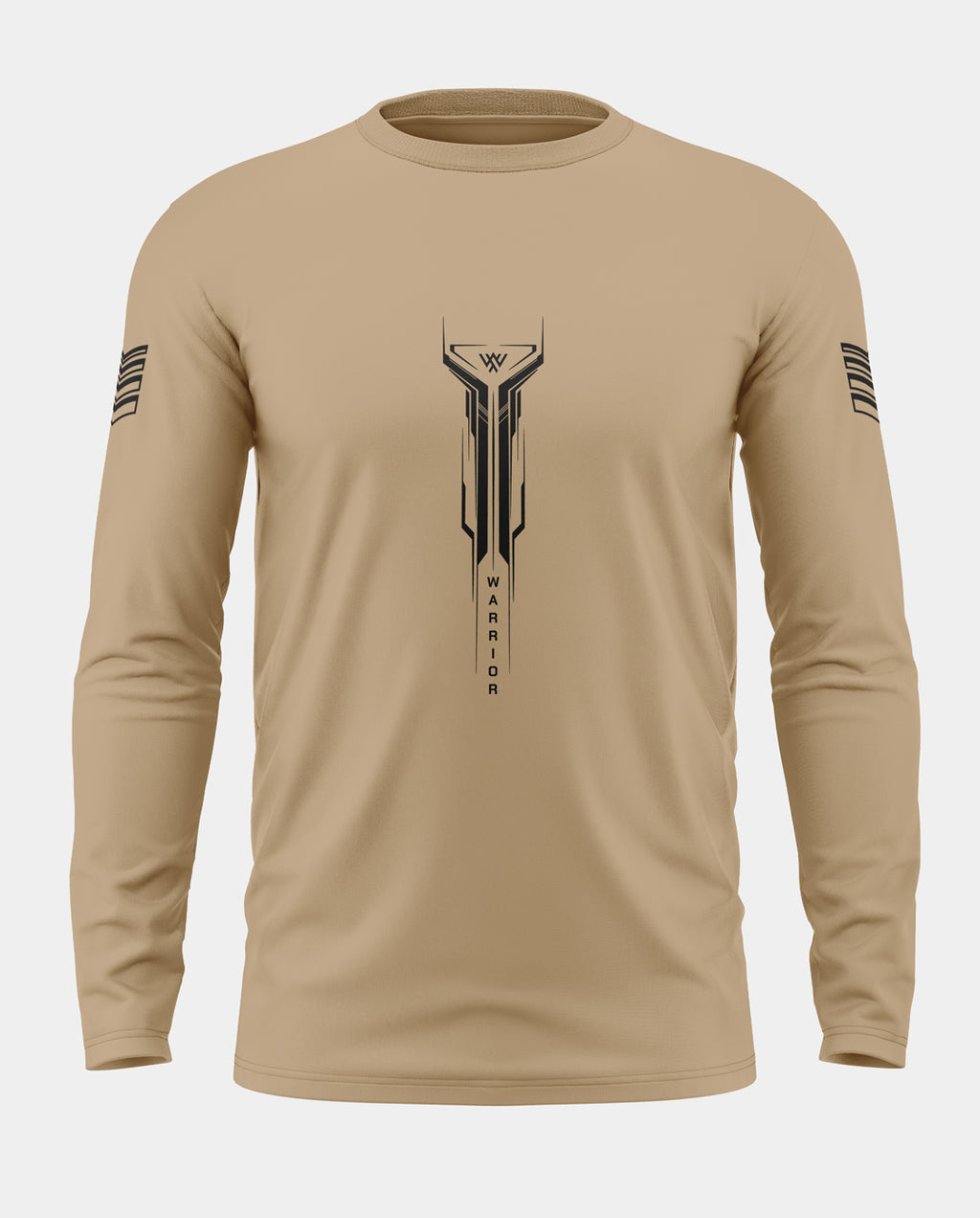 Warrior Pattern Cotton Full Sleeve T-shirt