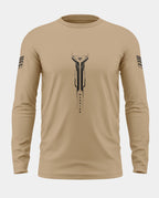 Warrior Pattern Cotton Full Sleeve T-shirt