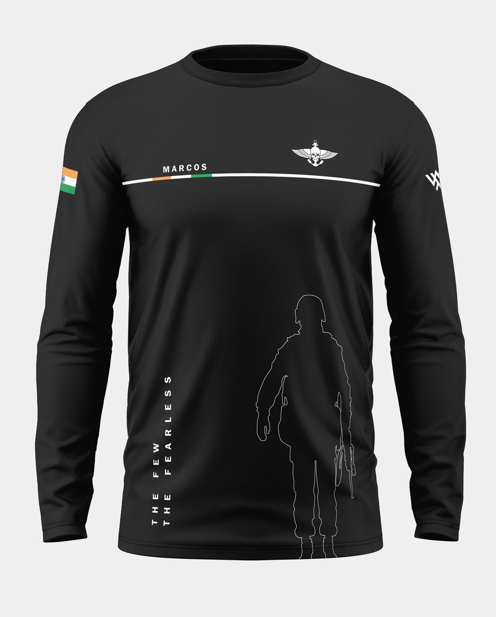 Marcos Army Cotton Full Sleeve T-shirt