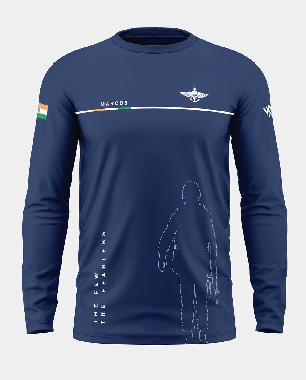 Marcos Army Cotton Full Sleeve T-shirt