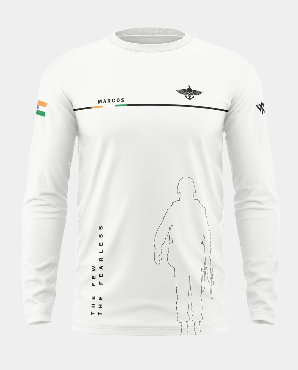 Marcos Army Cotton Full Sleeve T-shirt