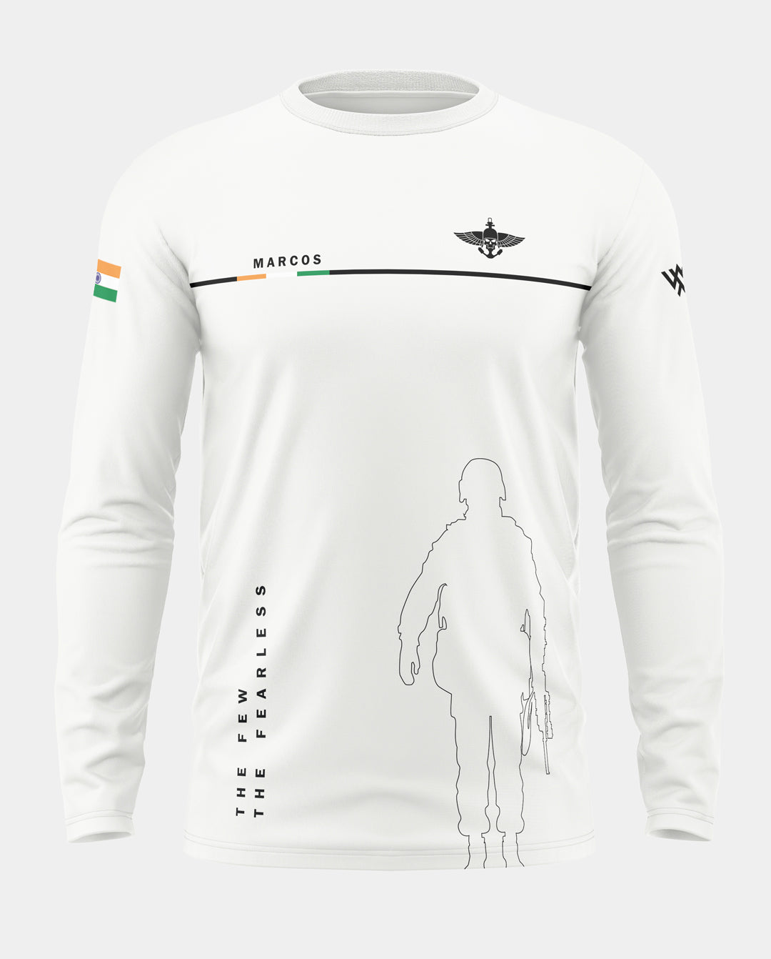 Marcos Army Cotton Full Sleeve T-shirt