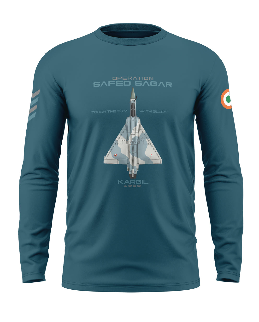 Op. Safed Sagar Cotton Full Sleeve T-shirt