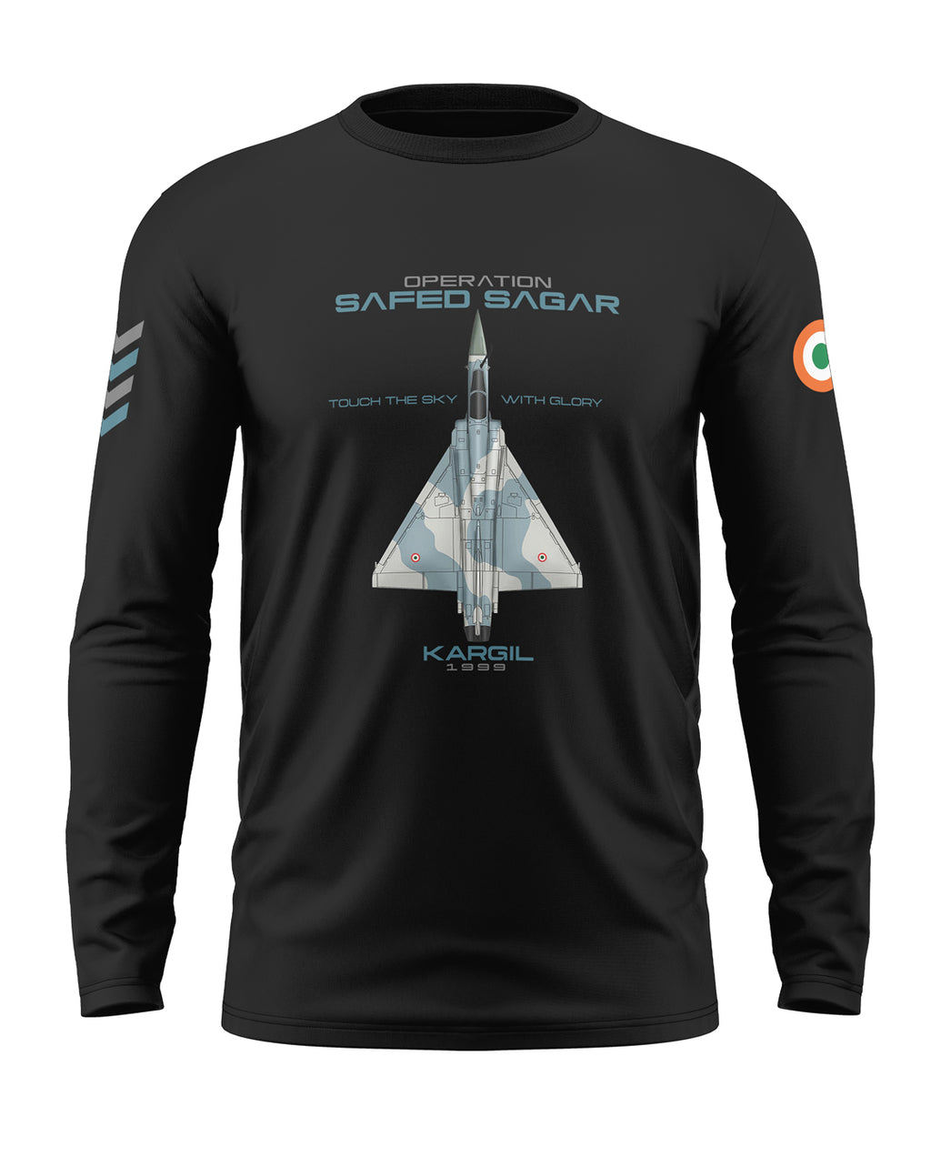 Op. Safed Sagar Cotton Full Sleeve T-shirt