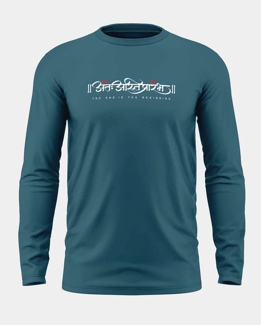 The End Is The Beginning Cotton Full Sleeve T-shirt