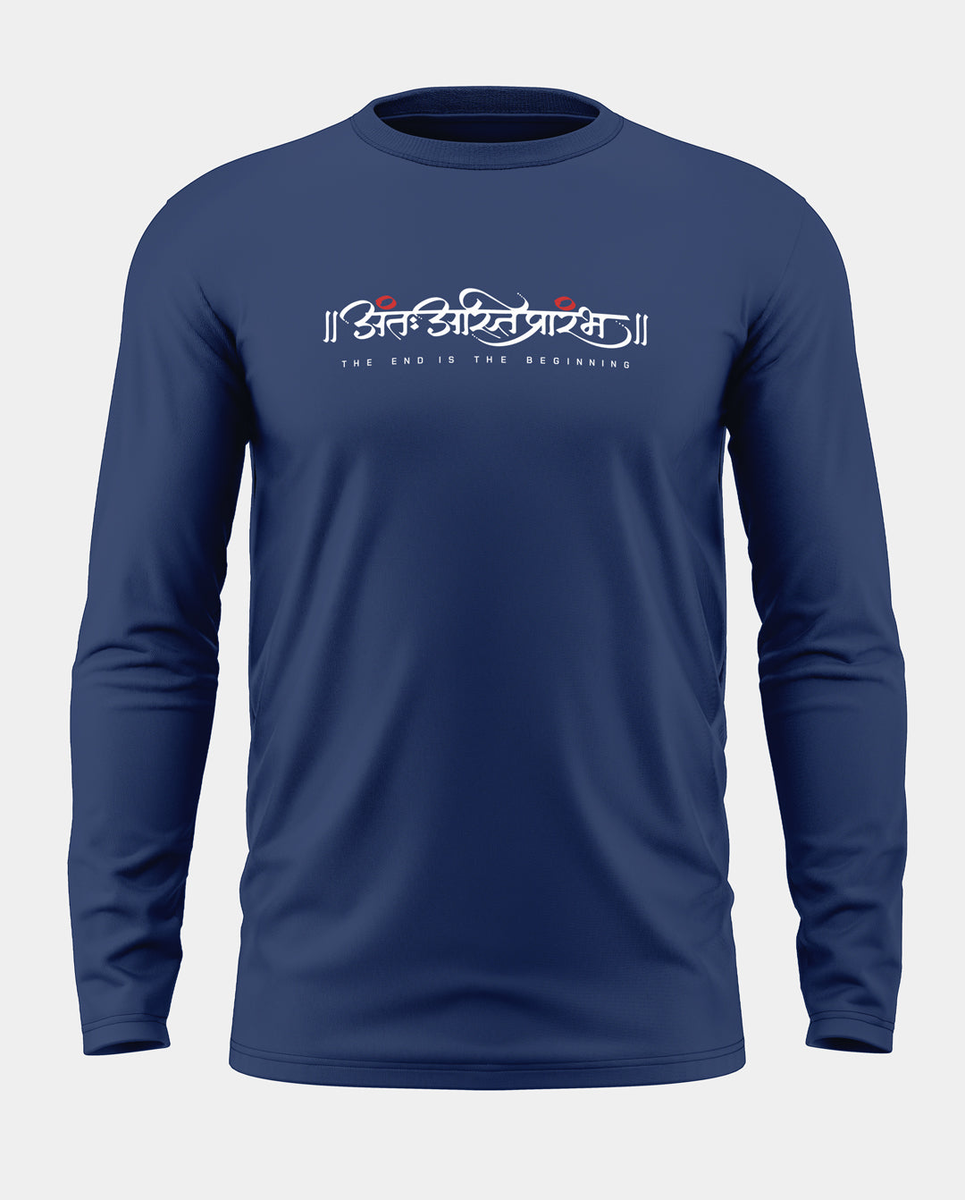 The End Is The Beginning Cotton Full Sleeve T-shirt
