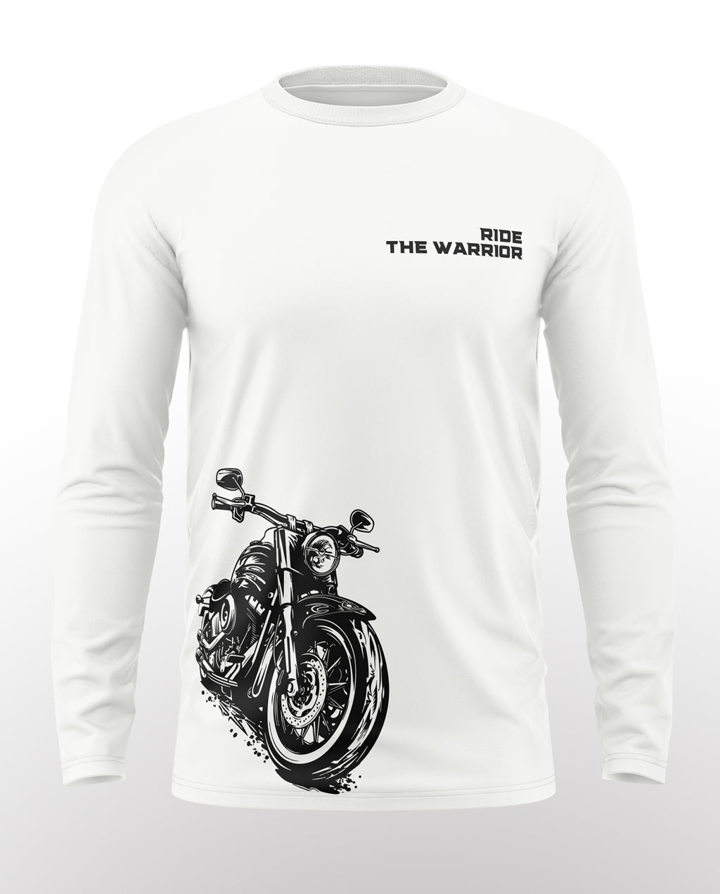 Ride The Warrior Cotton Full Sleeve T-shirt