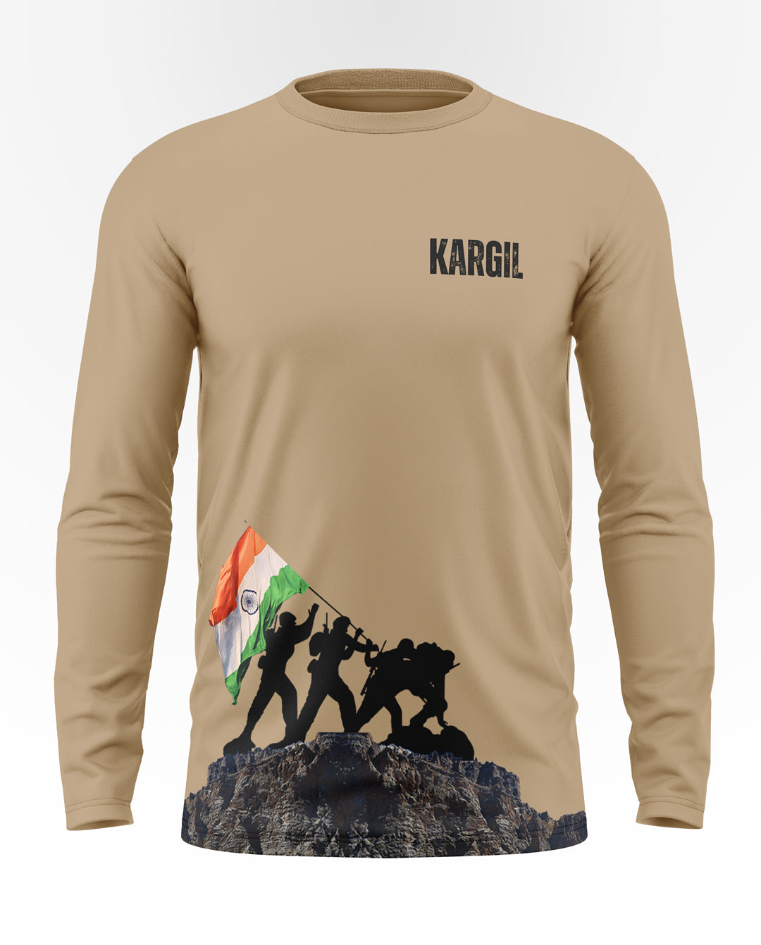 Kargil hill Cotton Full Sleeve T-shirt