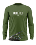 Defence Missile Of India Cotton Full Sleeve T-shirt