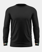 Indian Flag Stripe Cotton Full Sleeve T-shirt
