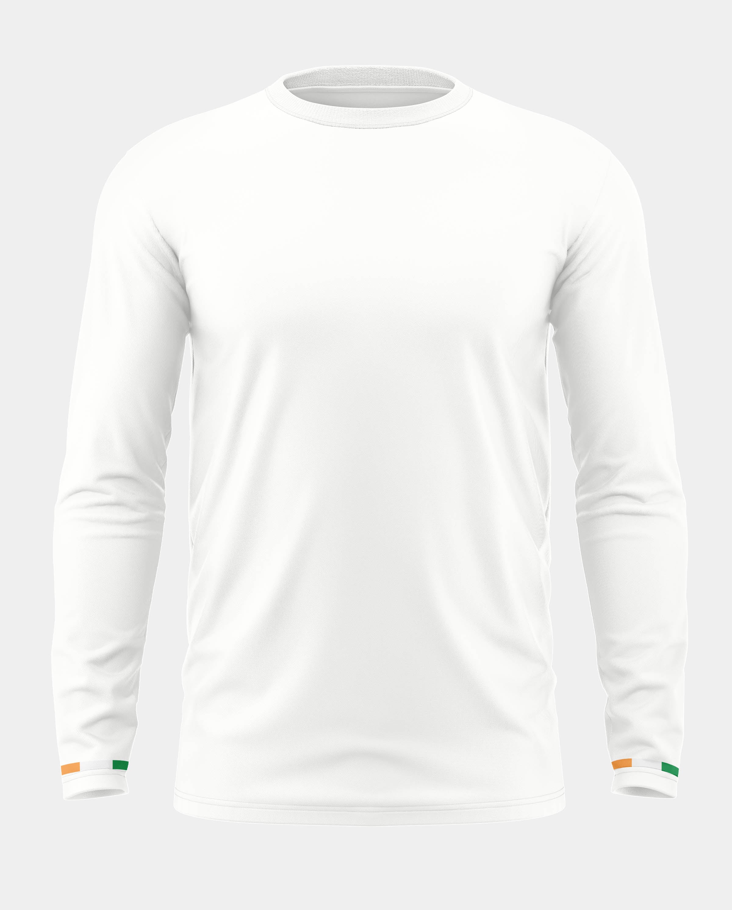 Indian Flag Stripe Cotton Full Sleeve T-shirt