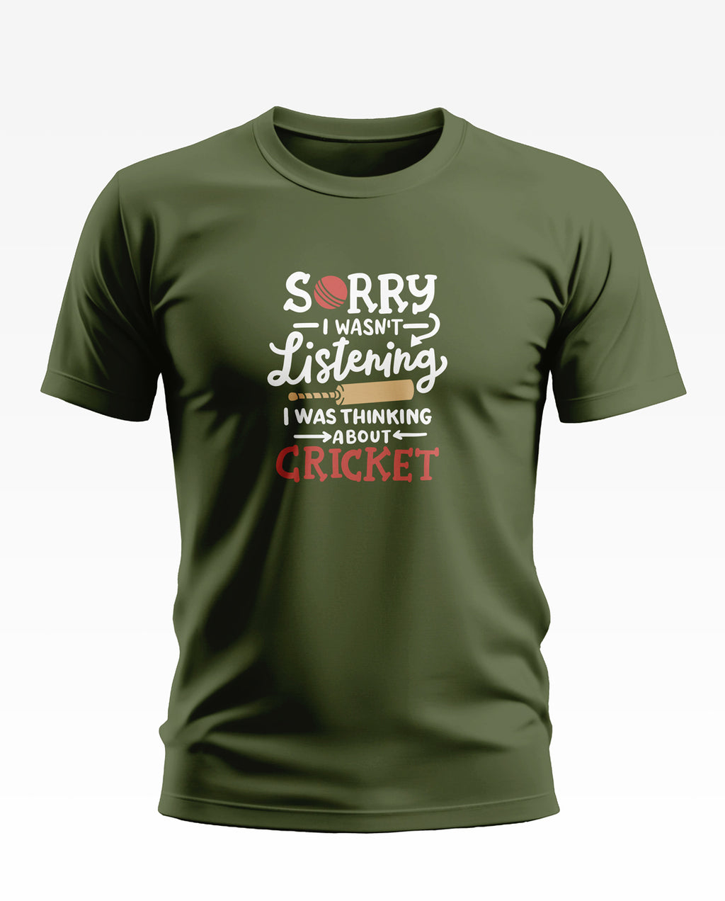 Thinking About Cricket Soft Cotton T-shirt