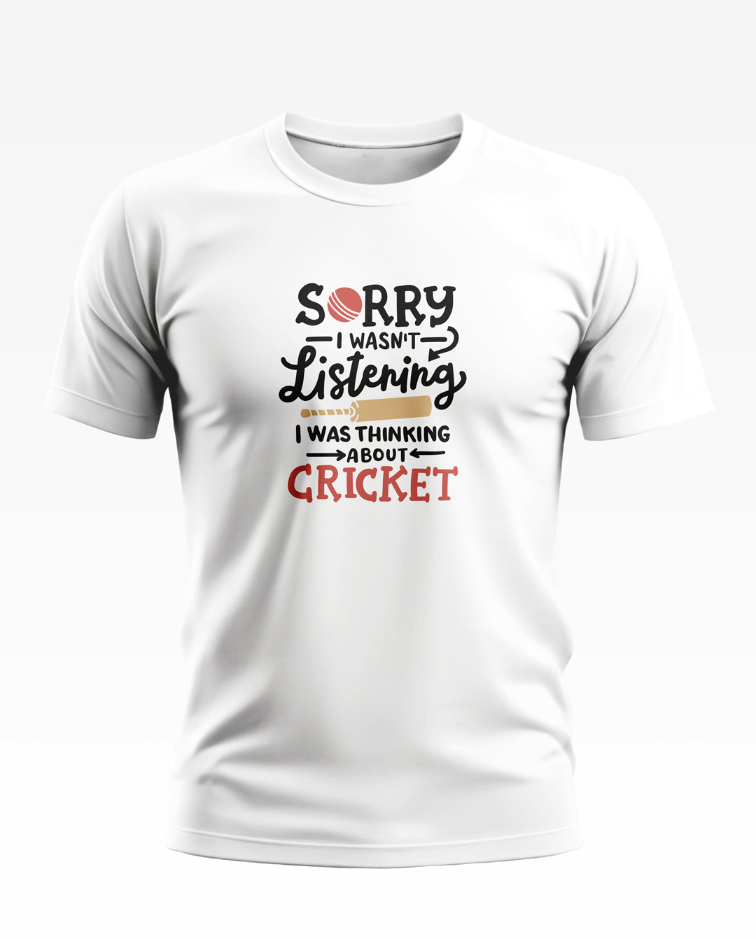 Thinking About Cricket Soft Cotton T-shirt