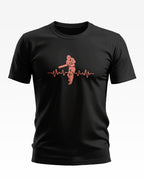 ECG Pattern Cricket Soft Cotton T-shirt