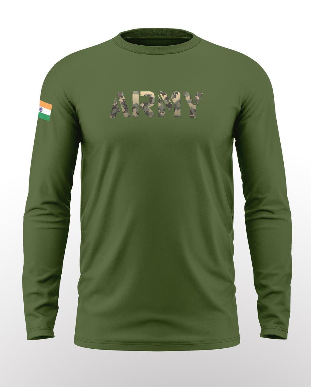 Army Cotton Full Sleeve T-shirt