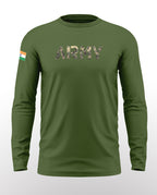 Army Cotton Full Sleeve T-shirt