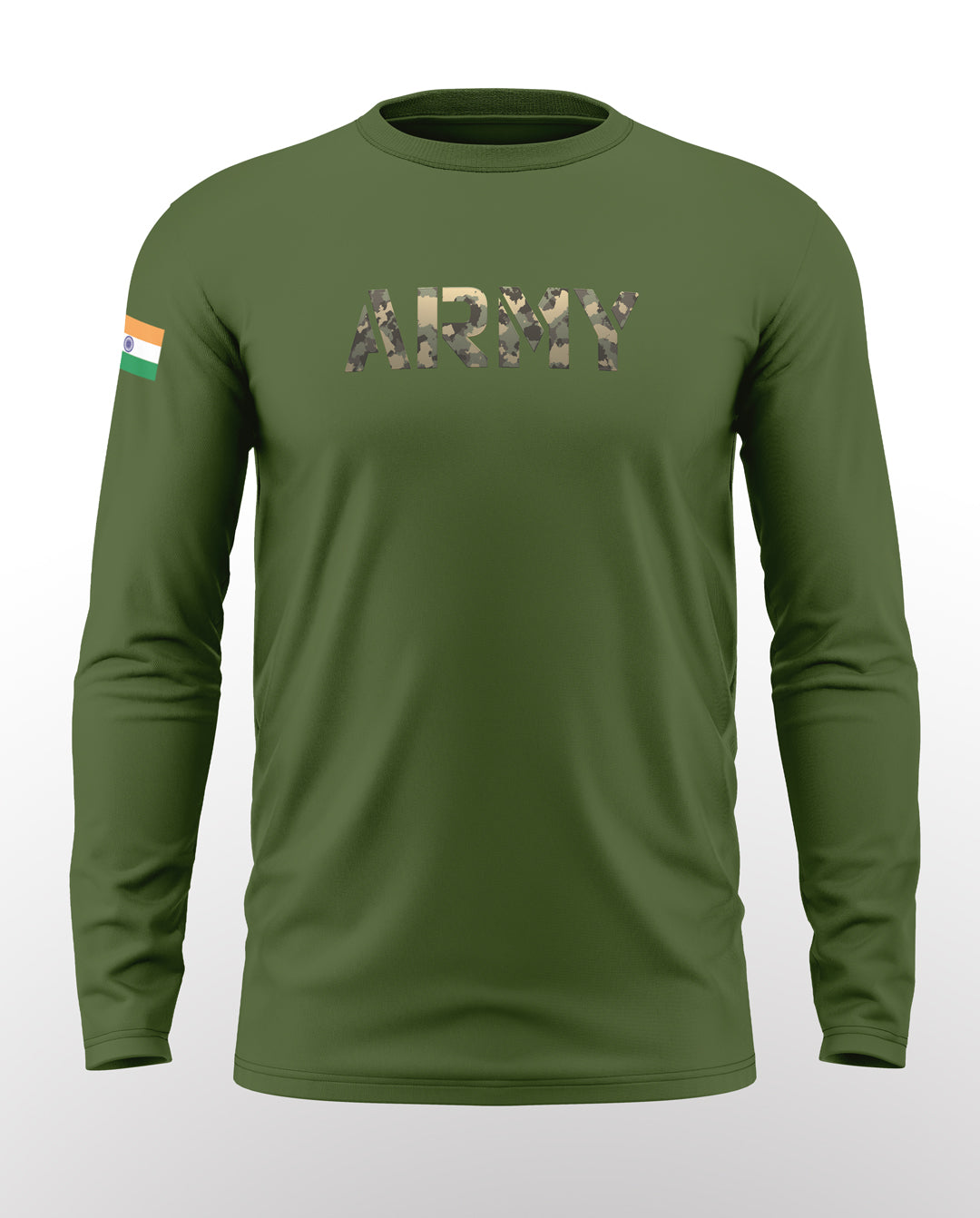 Army Cotton Full Sleeve T-shirt