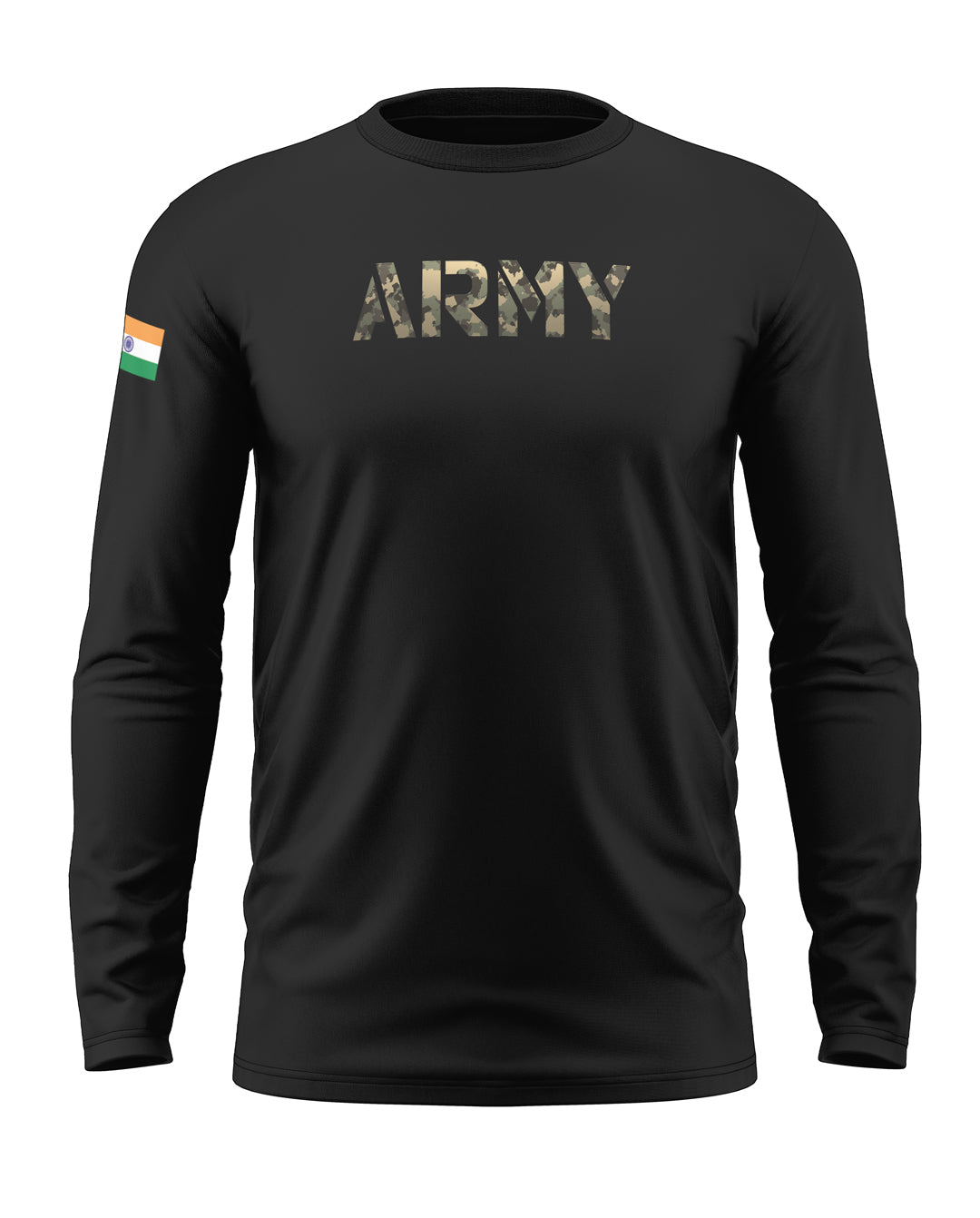 Army Cotton Full Sleeve T-shirt