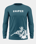 Sniper Cotton Full Sleeve T-shirt