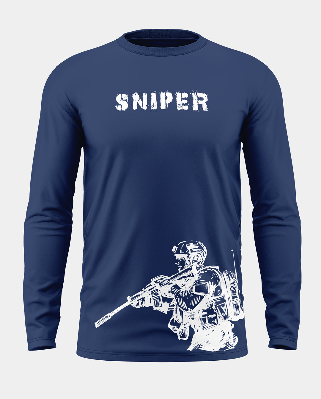 Sniper Cotton Full Sleeve T-shirt