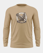 Sky With Falcon Cotton Full Sleeve T-shirt