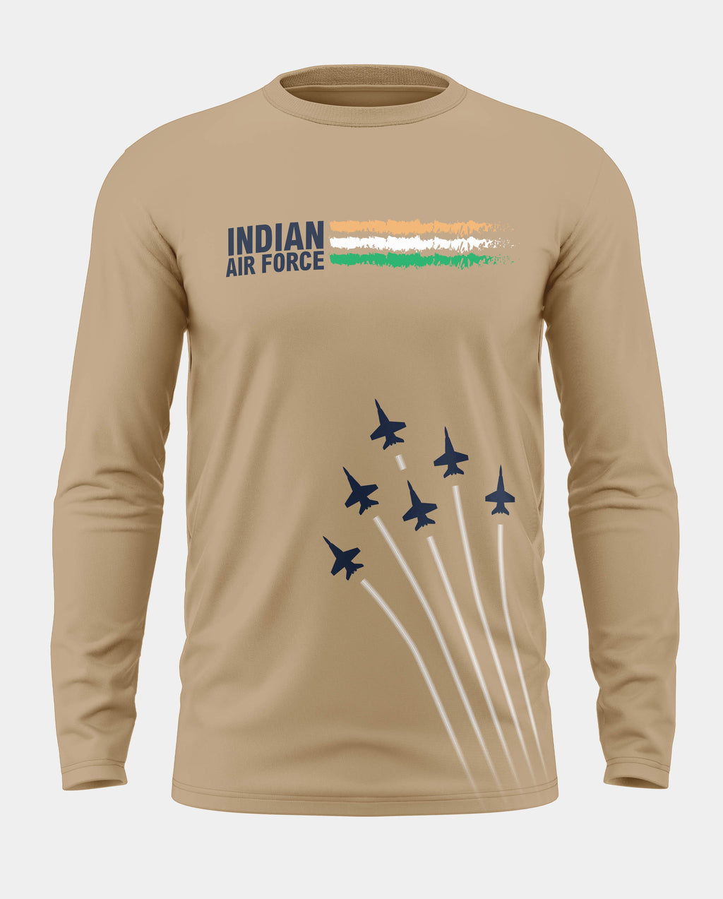 Indian air force Cotton Full Sleeve T-shirt