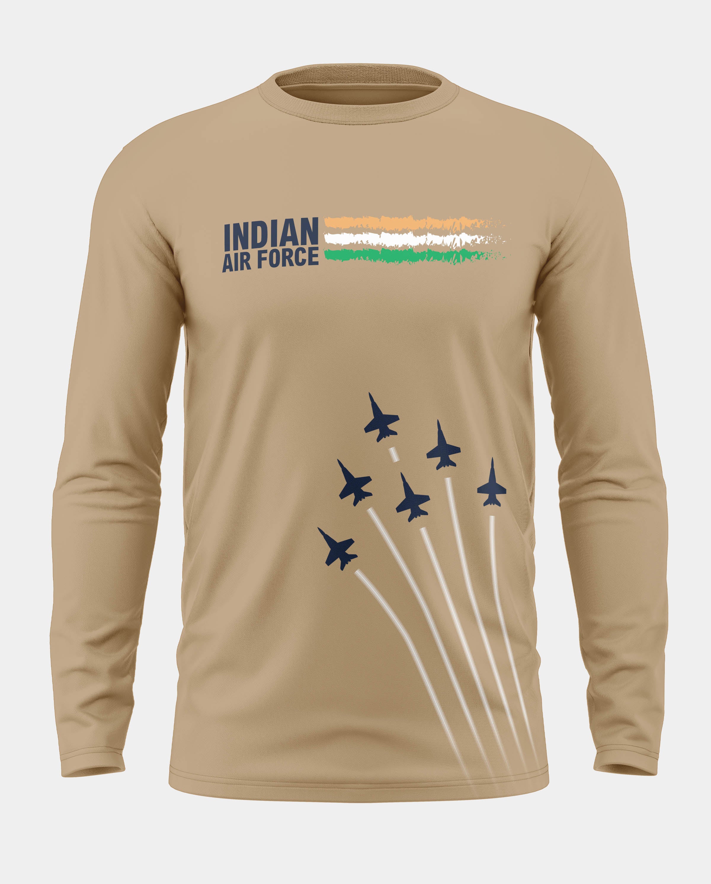 Indian air force Cotton Full Sleeve T-shirt