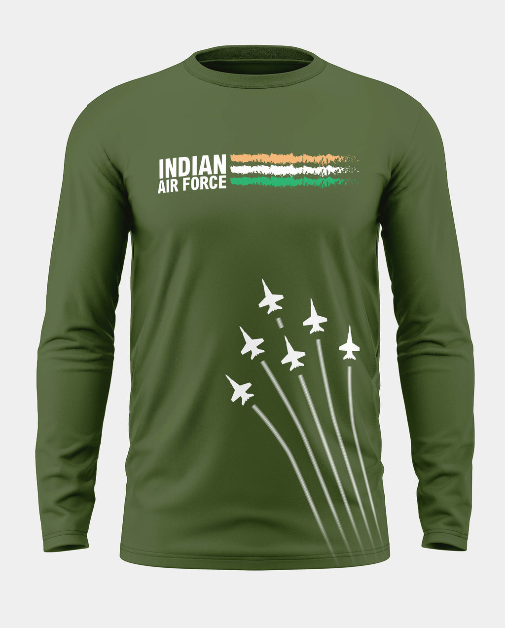 Indian air force Cotton Full Sleeve T-shirt
