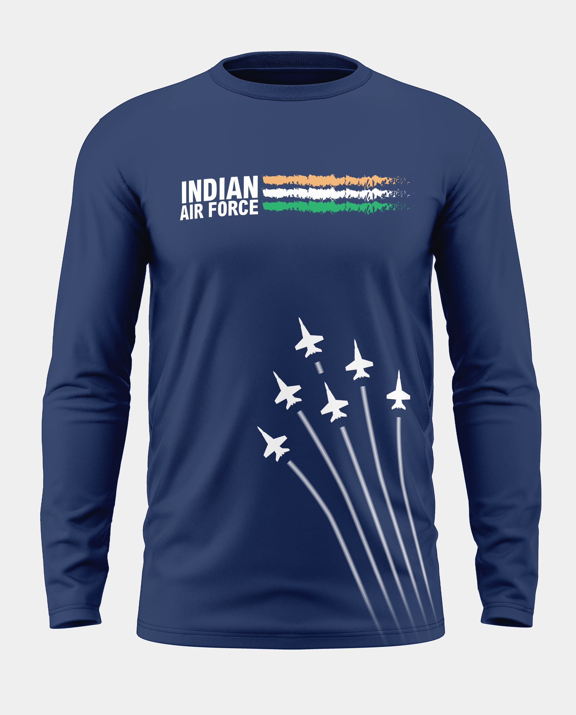 Indian air force Cotton Full Sleeve T-shirt
