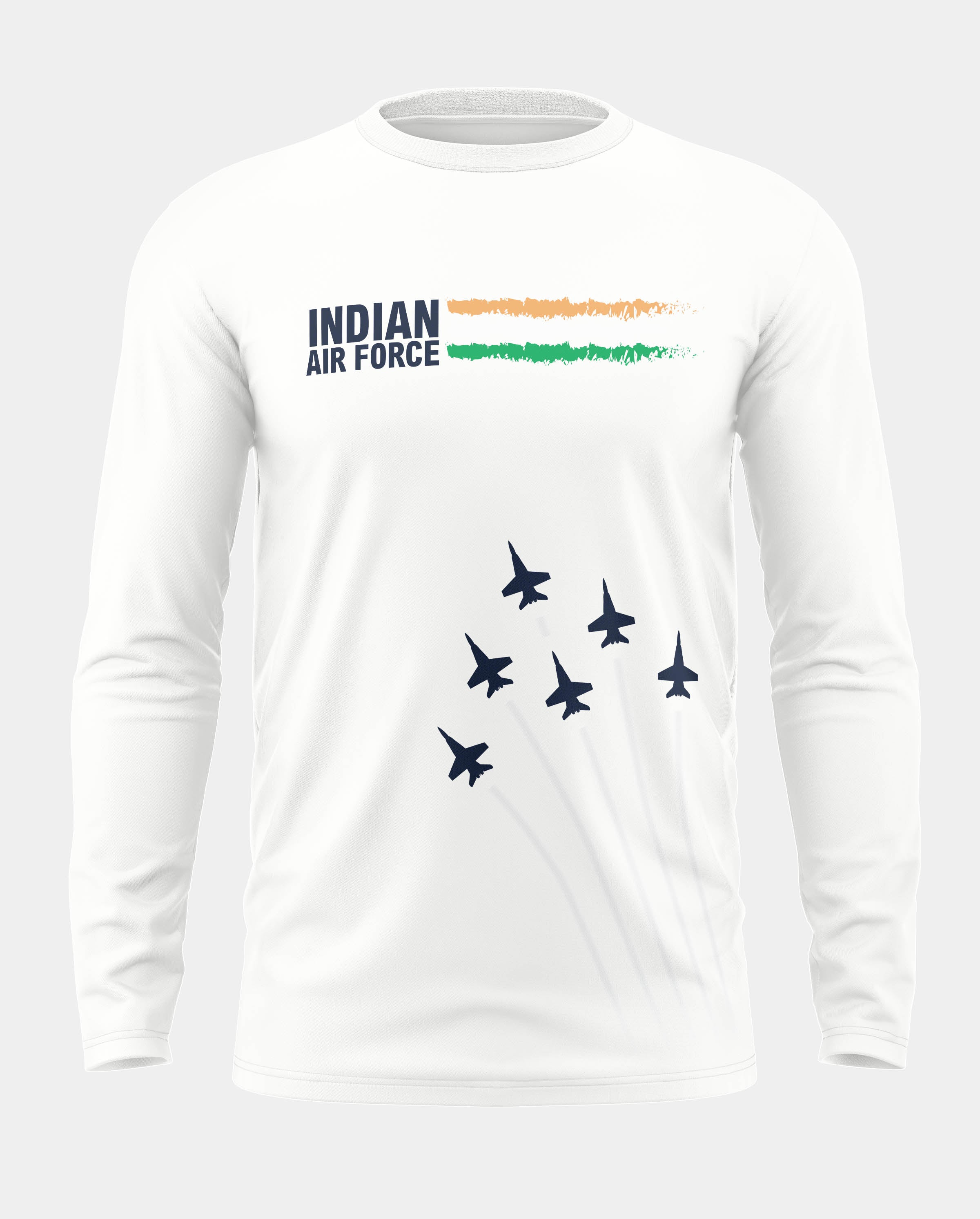 Indian air force Cotton Full Sleeve T-shirt