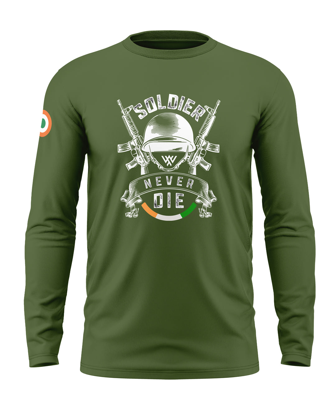 Soldier Never Die Cotton Full Sleeve T-shirt