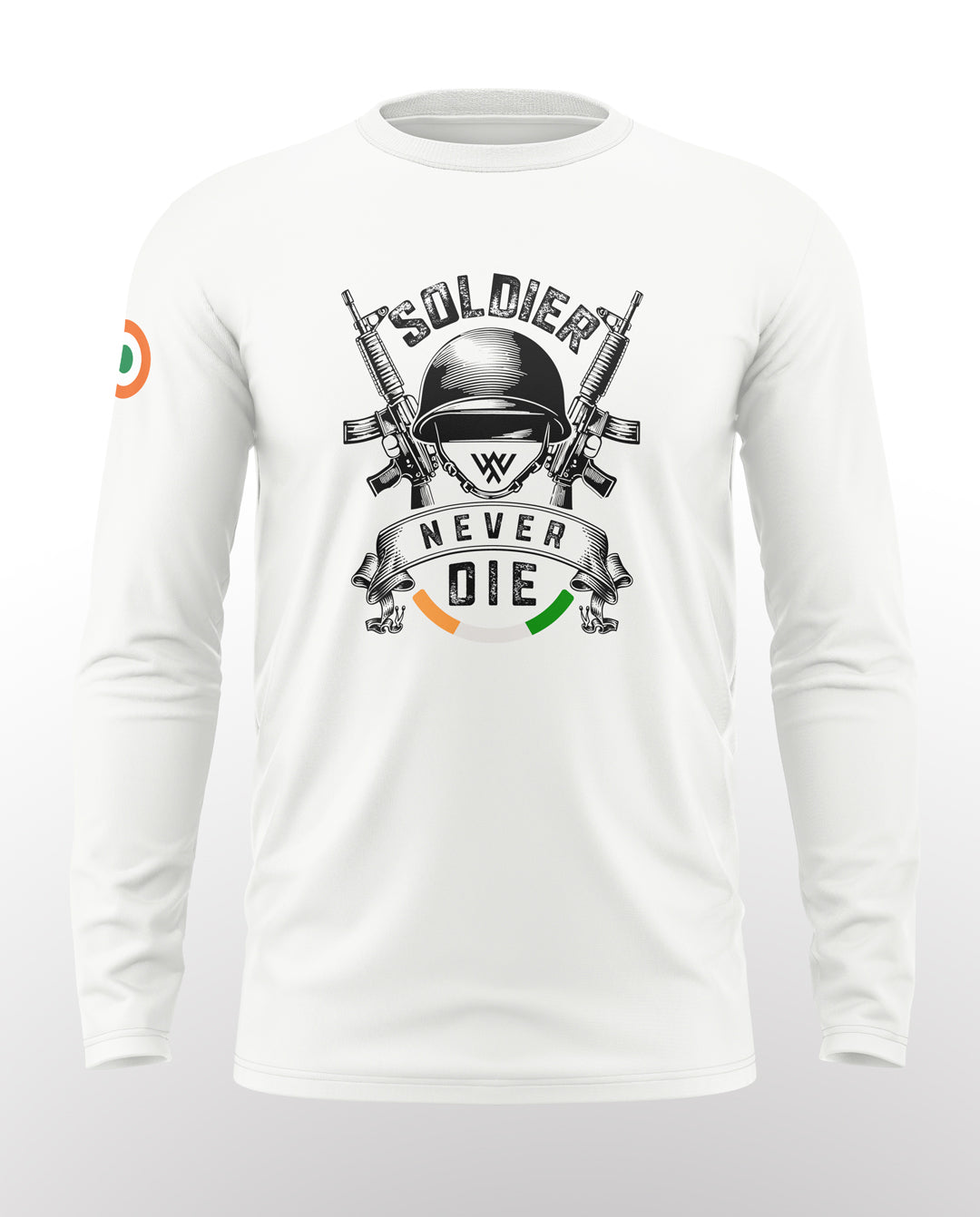 Soldier Never Die Cotton Full Sleeve T-shirt