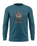 Navy Anchor Cotton Full Sleeve T-shirt