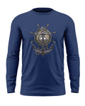 Navy Anchor Cotton Full Sleeve T-shirt