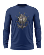 Navy Anchor Cotton Full Sleeve T-shirt