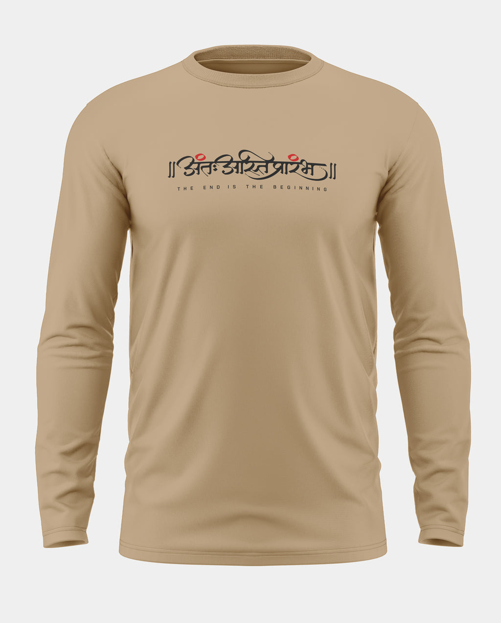 The End Is The Beginning Cotton Full Sleeve T-shirt