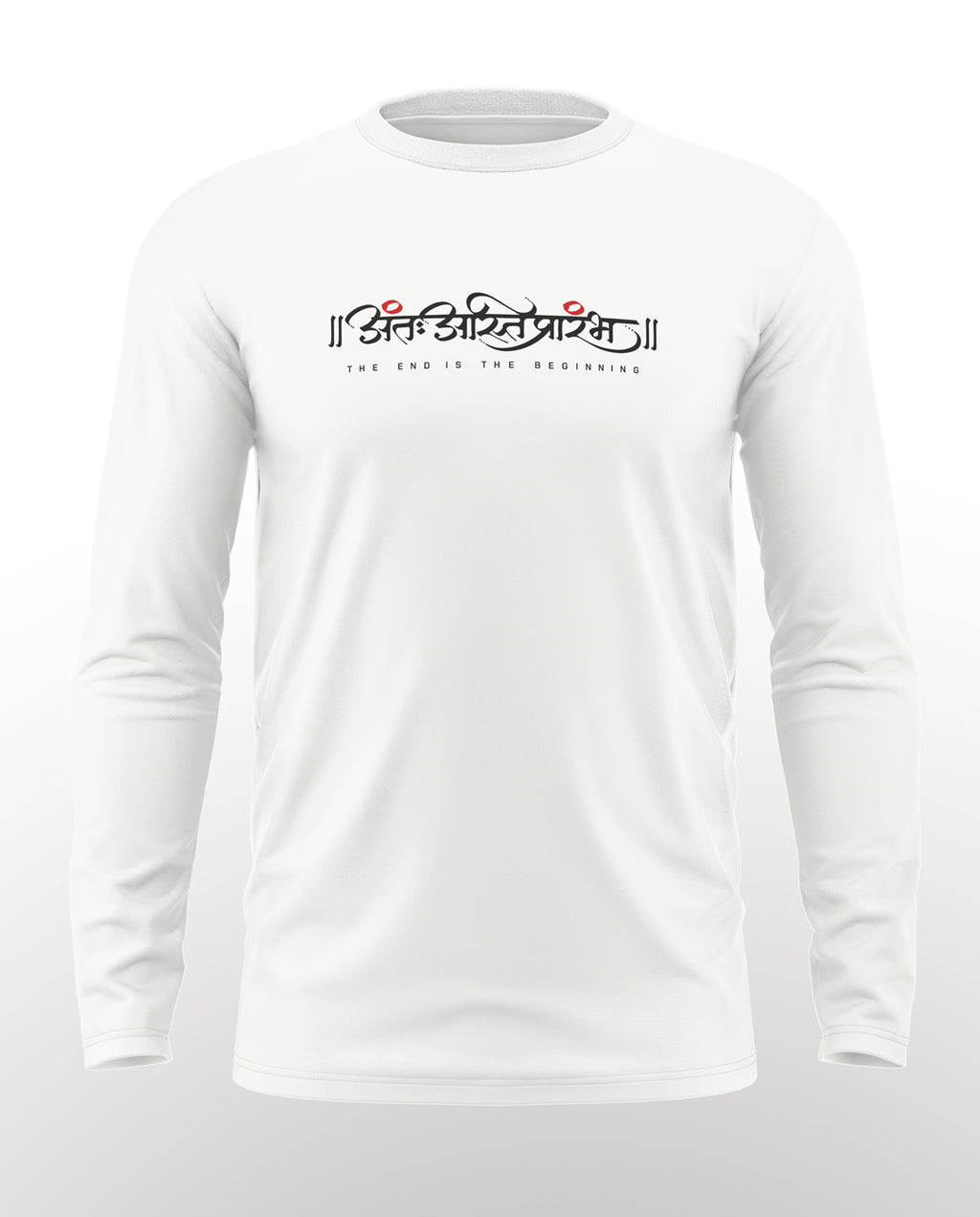 The End Is The Beginning Cotton Full Sleeve T-shirt