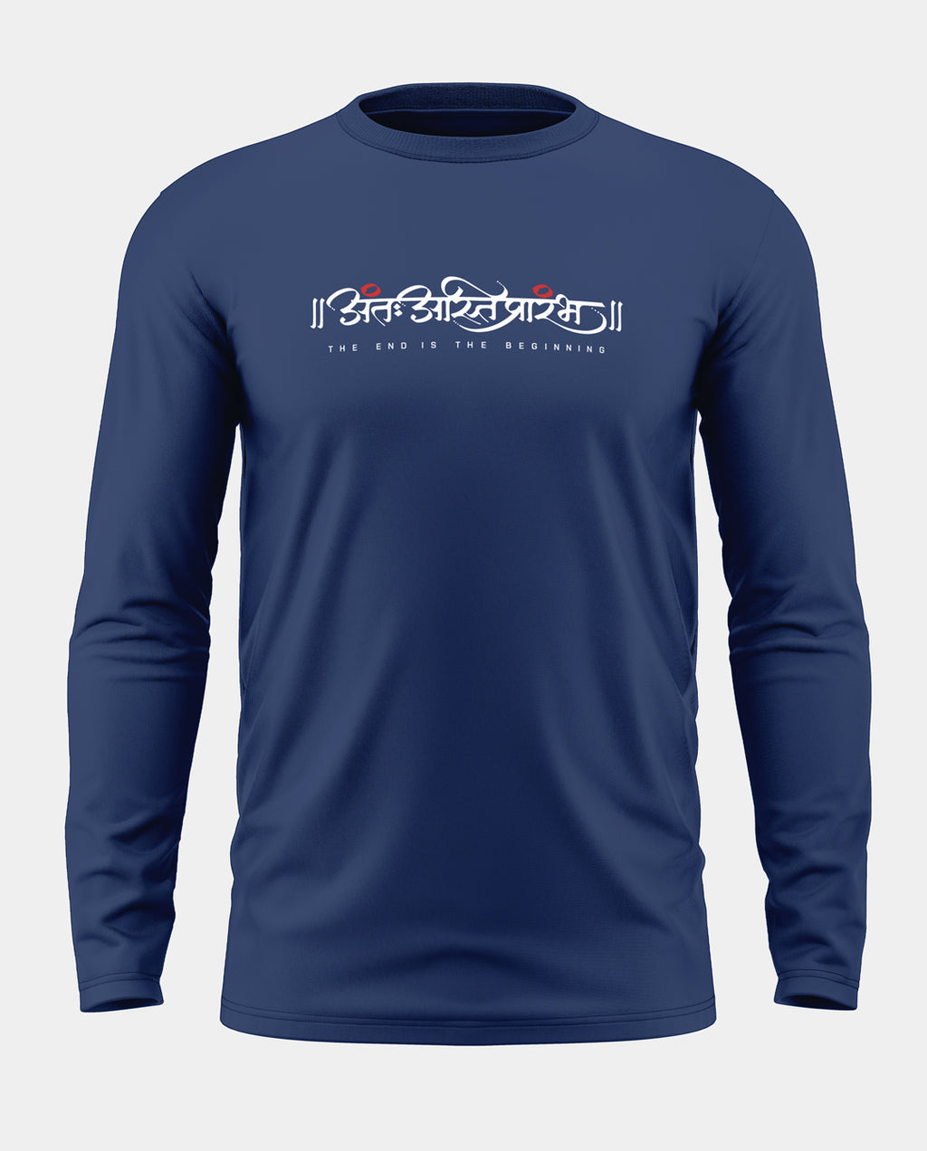 The End Is The Beginning Cotton Full Sleeve T-shirt