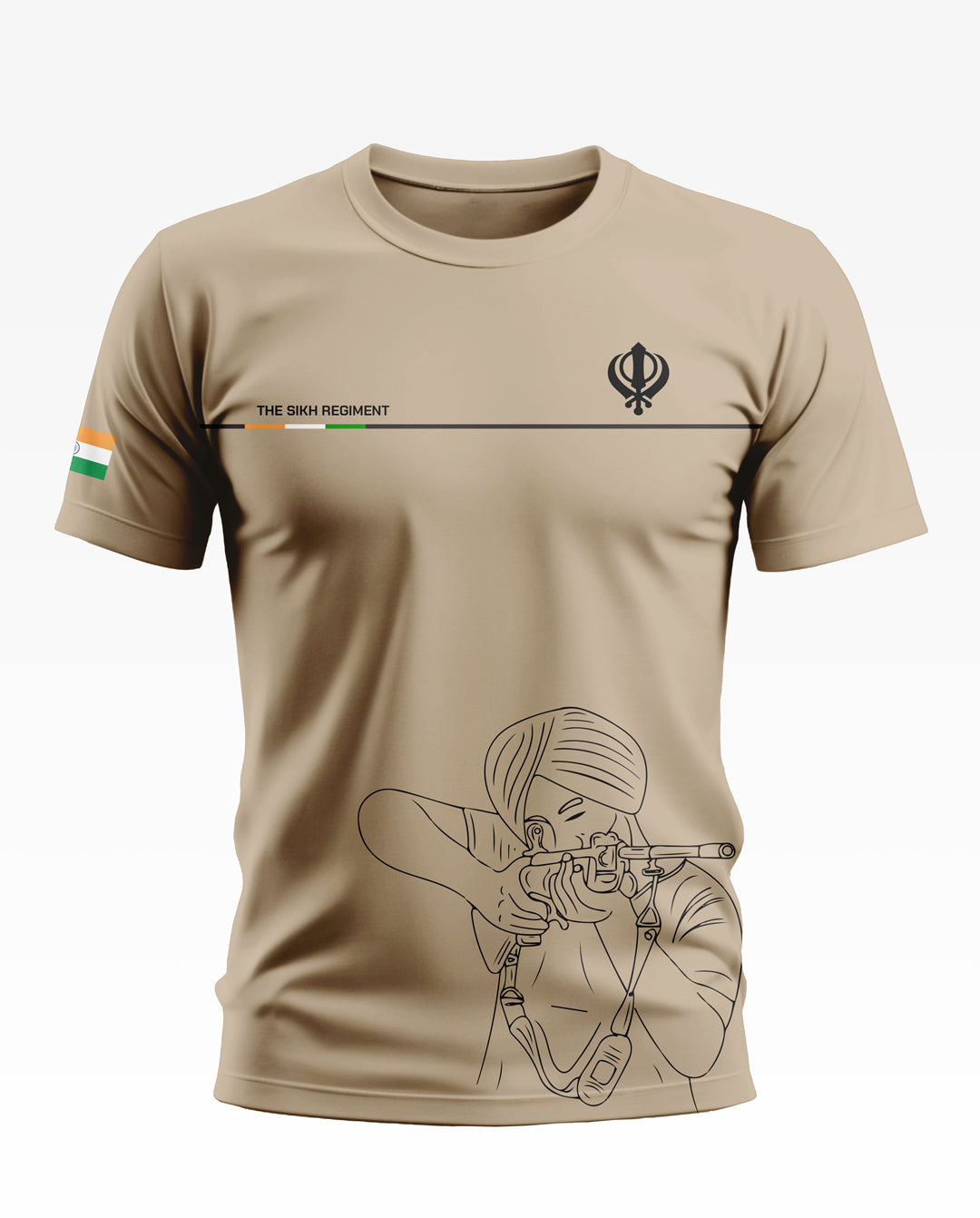 Sikh Regiment Soft Cotton T-shirt