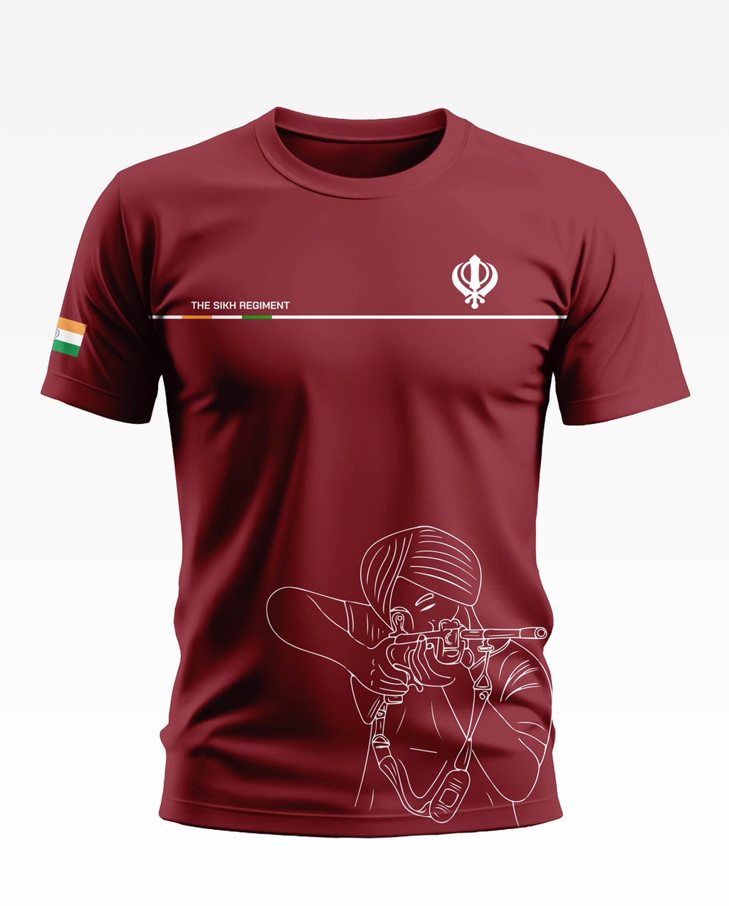 Sikh Regiment Soft Cotton T-shirt