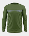 Warrior World Stripe Soft Cotton Full Sleeve T-shirt