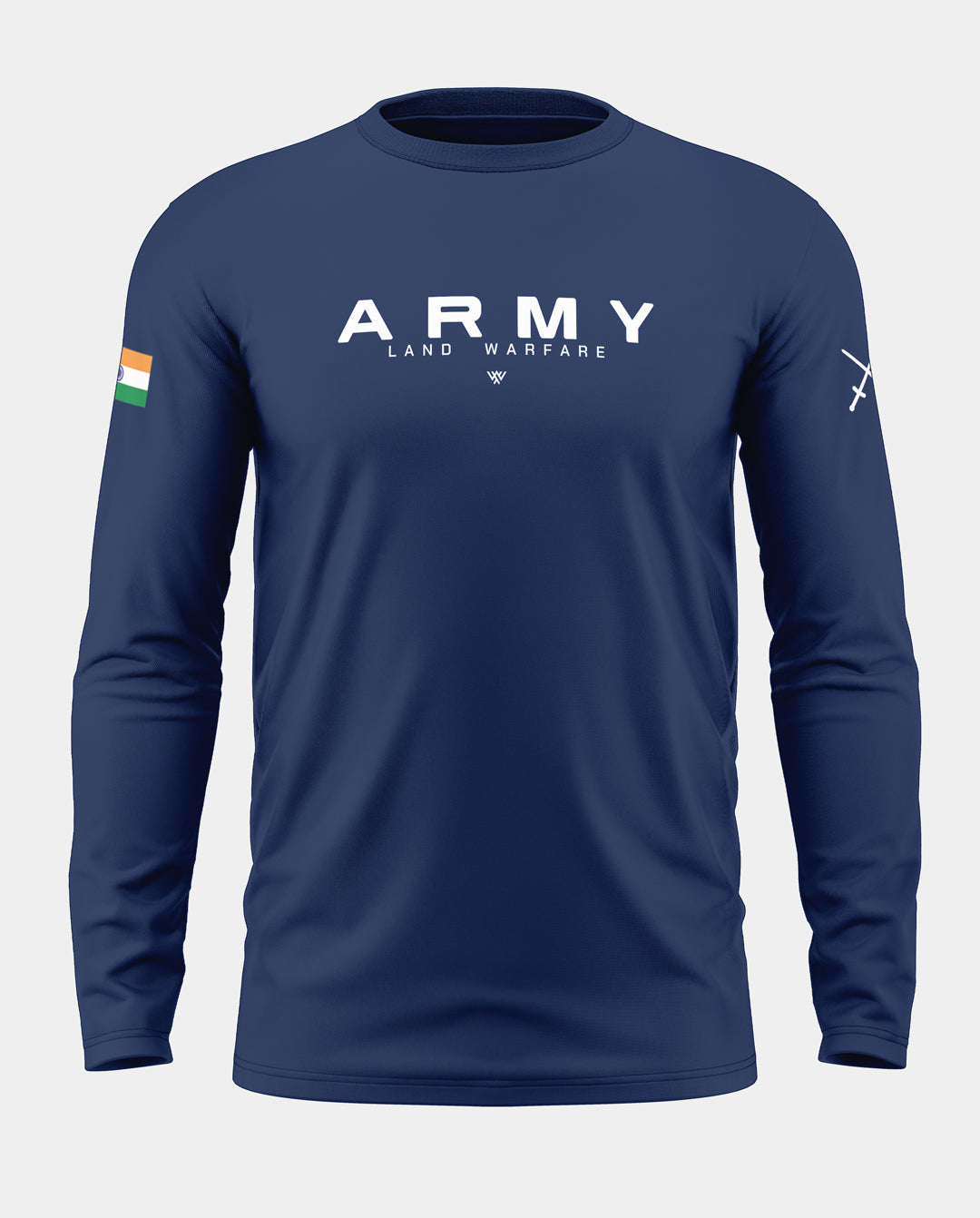 Army Land Warfare Cotton Full Sleeve T-shirt