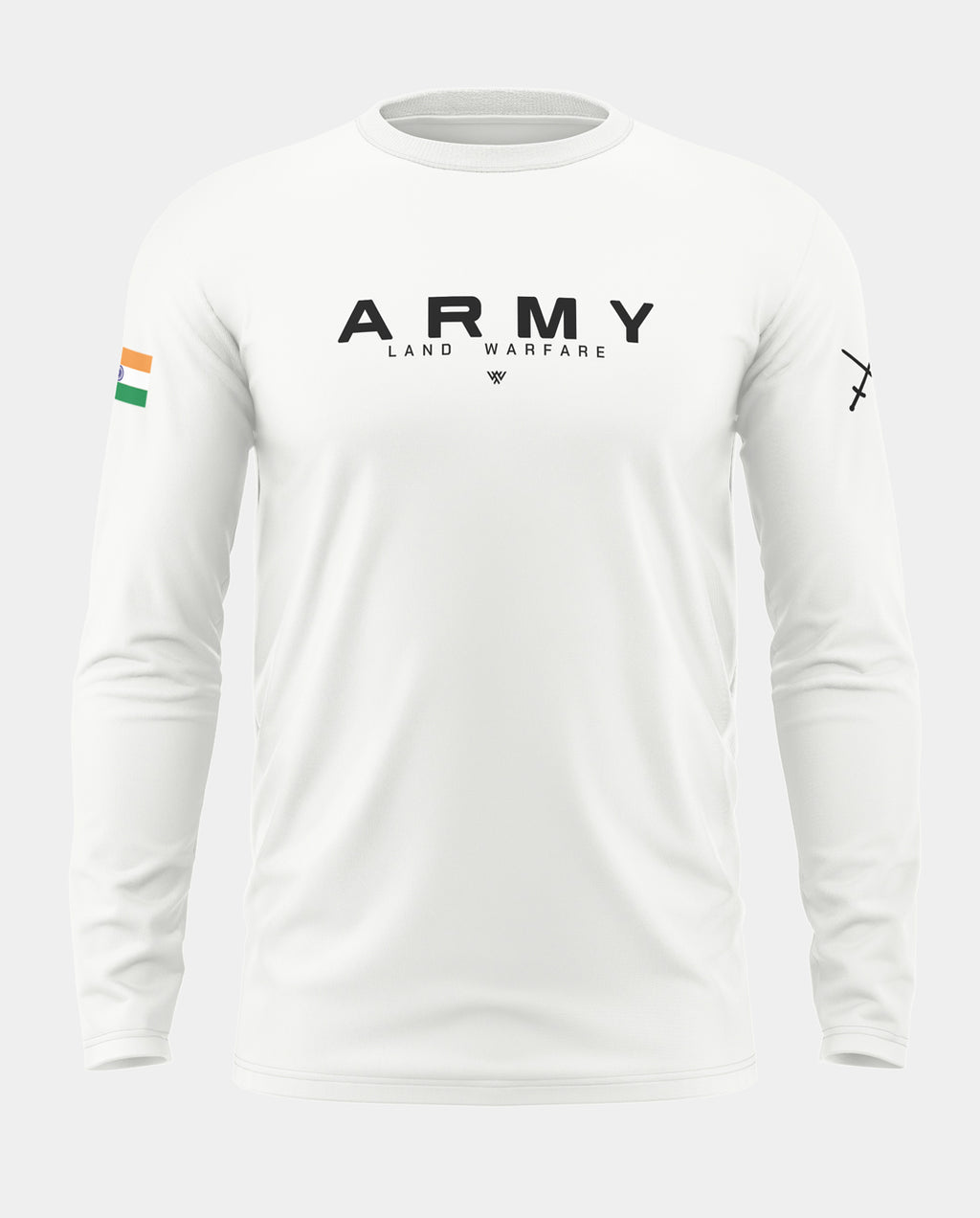 Army Land Warfare Cotton Full Sleeve T-shirt
