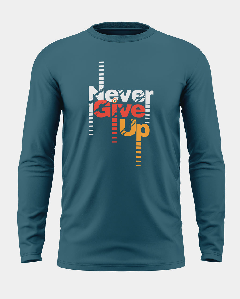 Never Give Up Prime Cotton Full Sleeve T-shirt