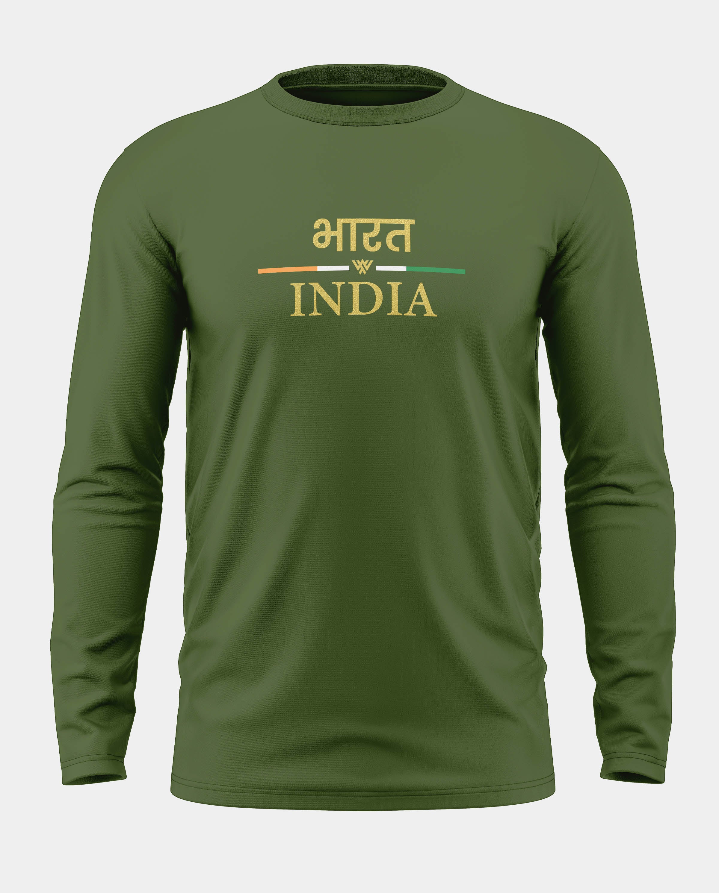 Bharat India Pride Cotton Full Sleeve T-shirt