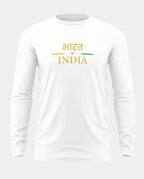 Bharat India Pride Cotton Full Sleeve T-shirt