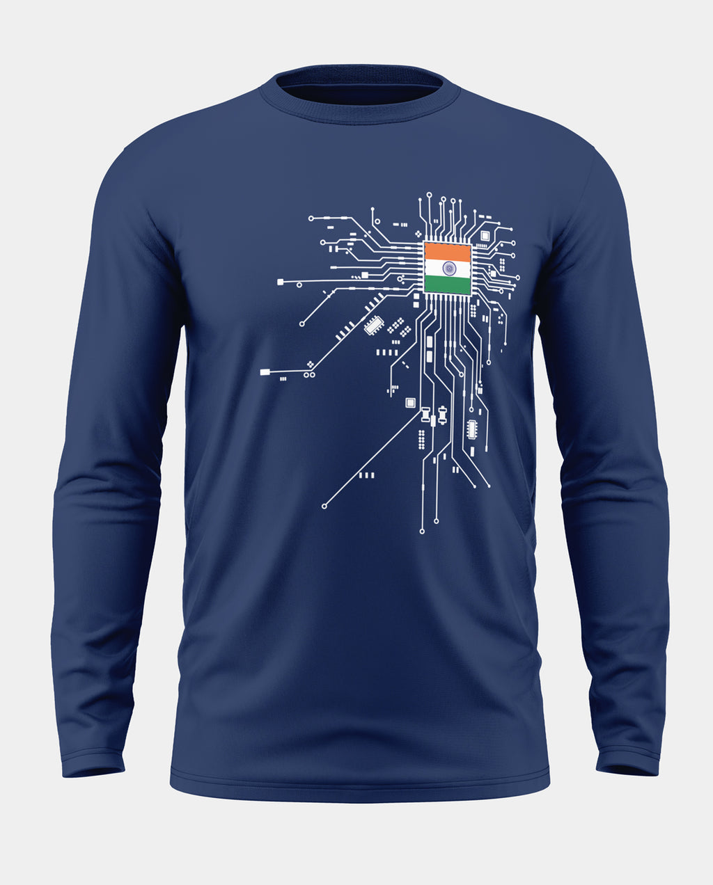 Circuit Diagram Cotton Full Sleeve T-shirt